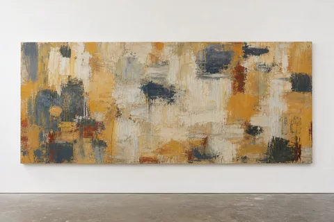 Sample artwork, abstract oil painting