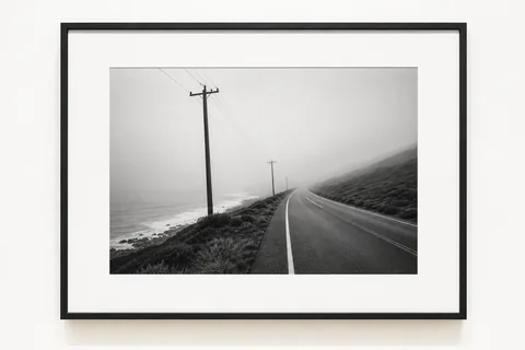 Sample artwork, framed photograph